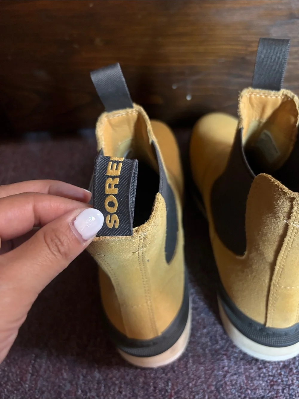 Sorel Leather Chelsea Boots